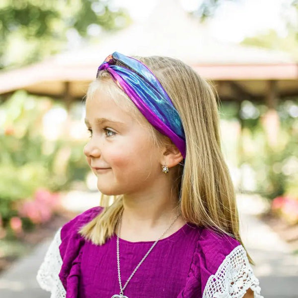 Frog Sac Metallic Mermaid Knot Headbands