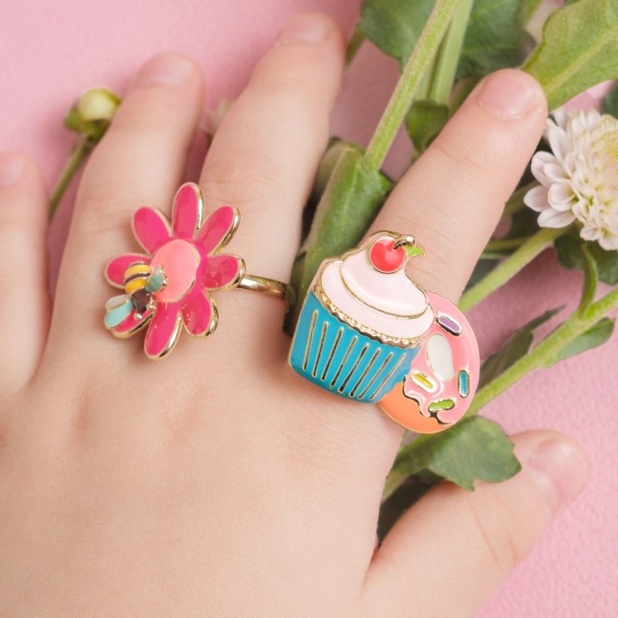Girl Nation Cupcake Cutie Adjustable Ring with Gift Box