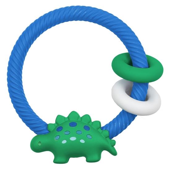 Itzy Ritzy Dino Rattle with Teething Rings