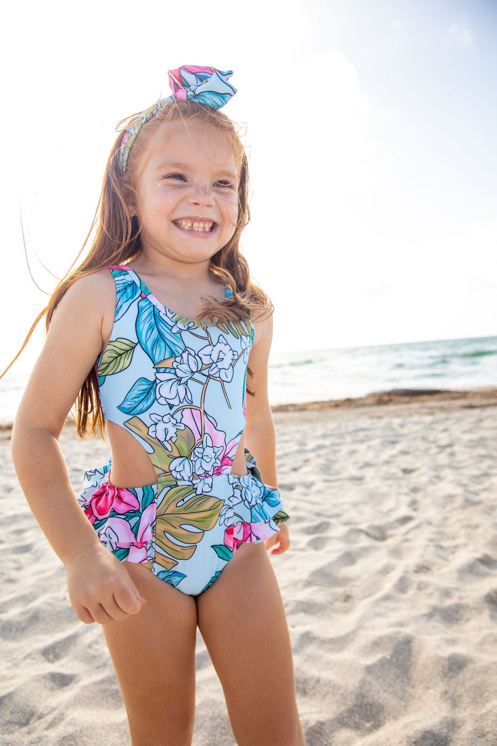 Blueberry Bay Mint Shell One Piece Swimsuit