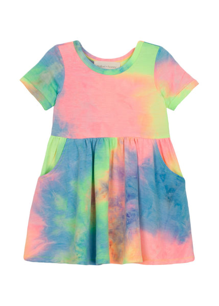 Mabel and Honey All Glow No Filter Tie-Dye Knit Dress