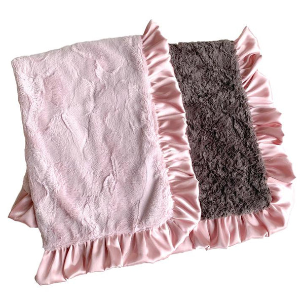 Rockin Royalty Baby Dusty Rose Blanket