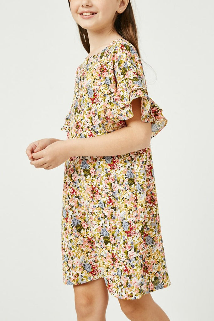 Hayden Girls' Floral Printed Dress