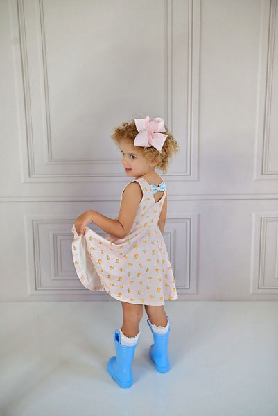 Swoon Baby Georgia Peach Ballet Bow Twirl Dress Style 23-20