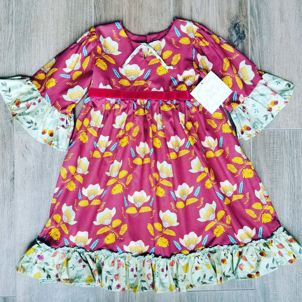 Haute Baby Mulberry Bloom Dress