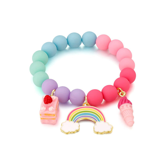 Girl Nation Charming Whimsy Bracelet - Cloud Luvs Rainbow