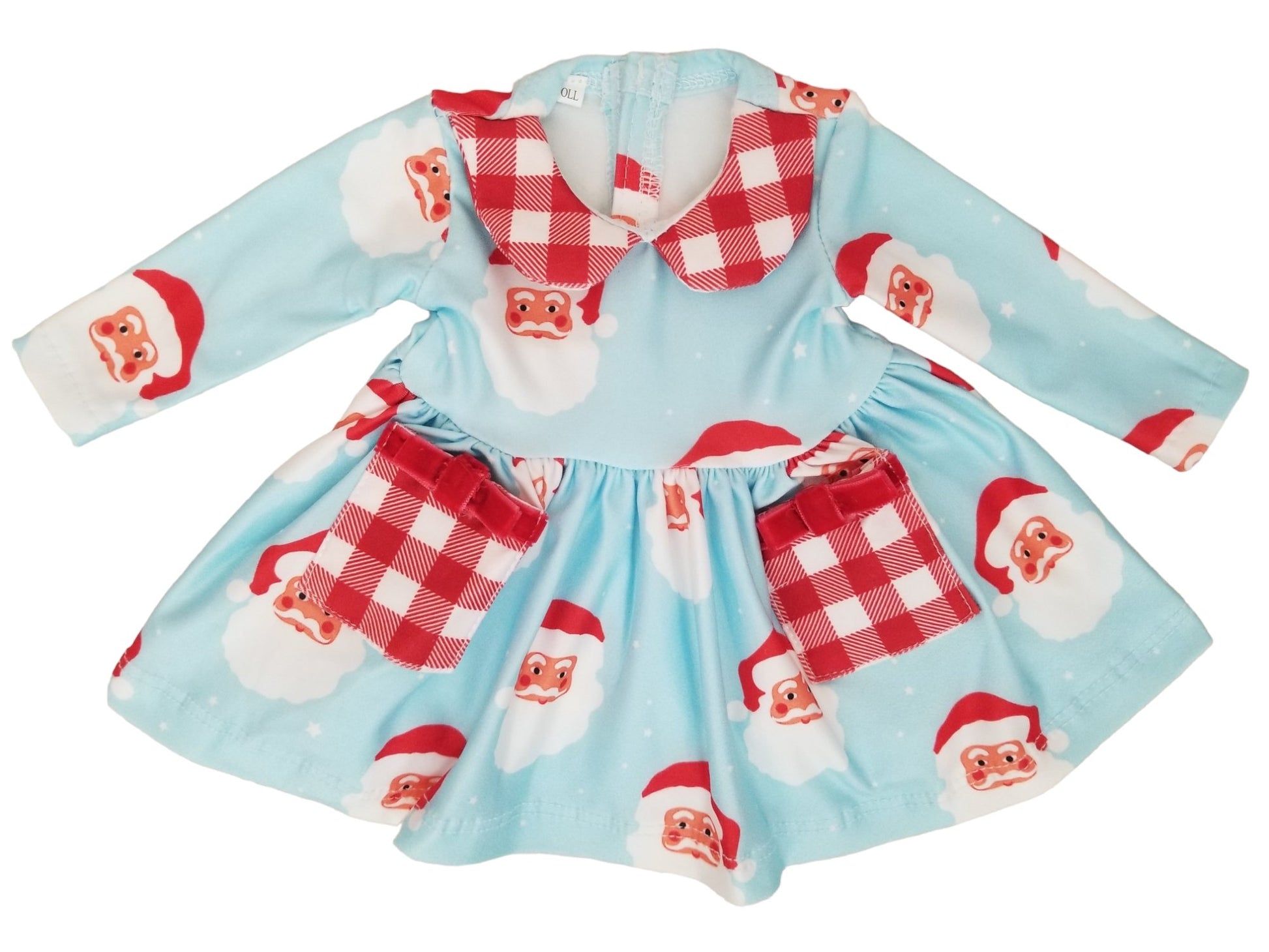 Sugar Bee Blanks Santa Twirl Dress - Doll Piece