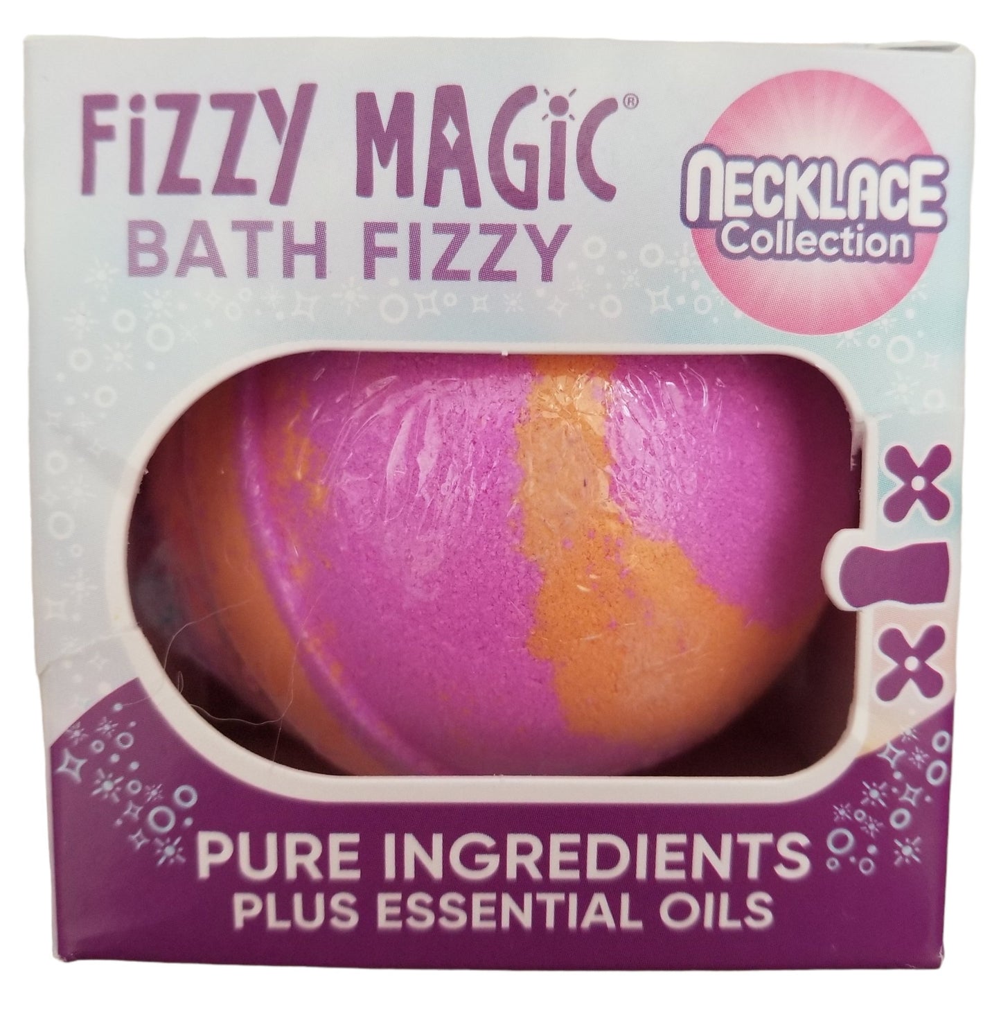 Fizzy Magic Tie Dye Surprise Necklace Bath Bomb