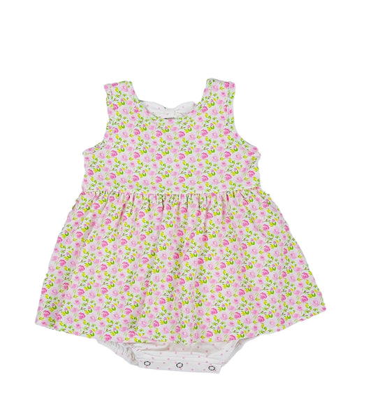 Swoon Baby Ditsy Floral Dainty Bow Bubble Dress Style 23-53