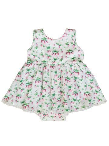 Serendipity Clothing Spring Berries Bow Bubble Dress Style 23-23