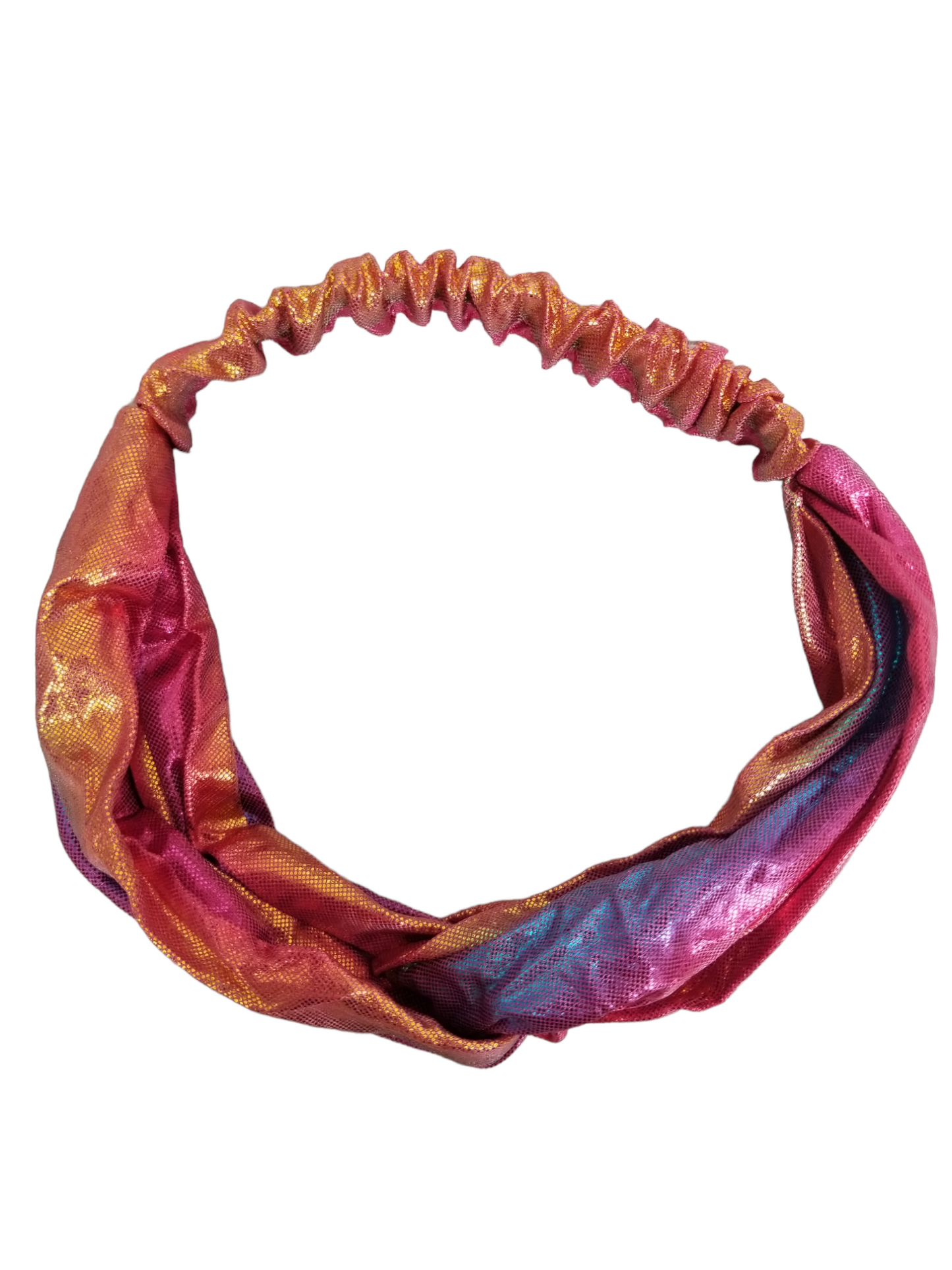 FROG SAC Metallic Mermaid Fabric Knot Headbands for Girls