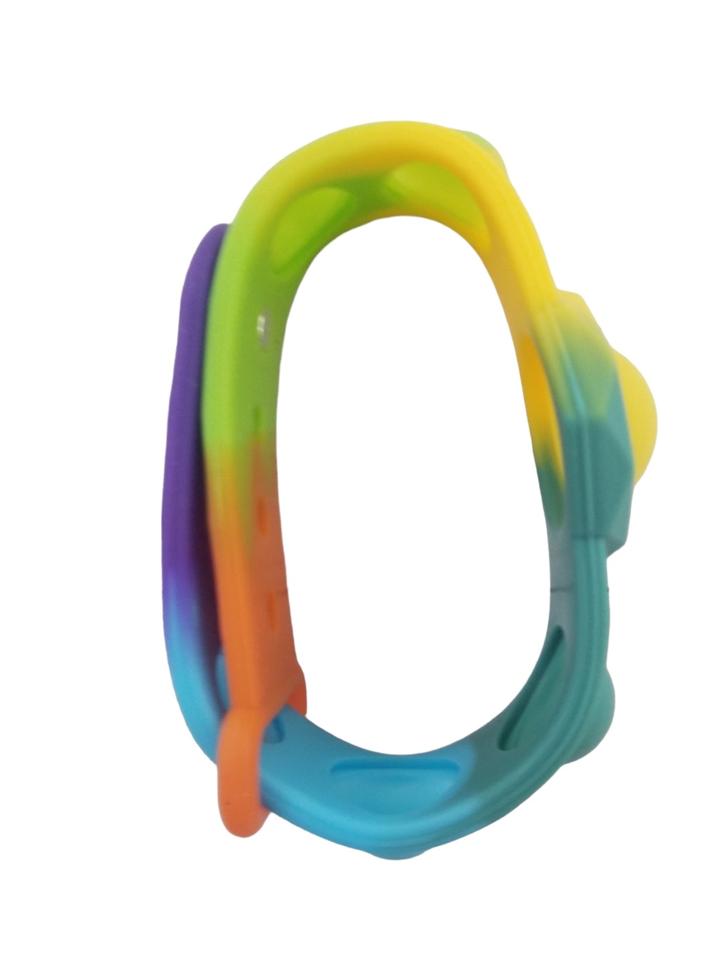 AlexisandGreenberg Rainbow Bubble Pop Bracelets