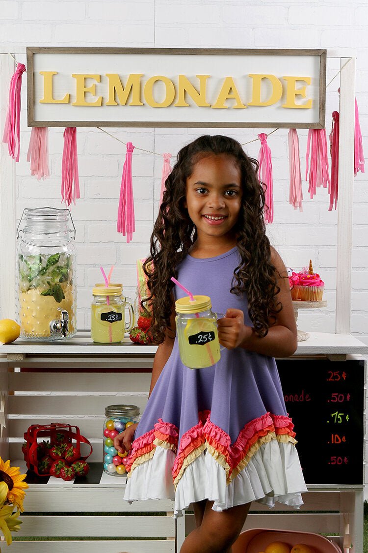 Lemon Loves Lime Veronica Over the Rainbow Dress