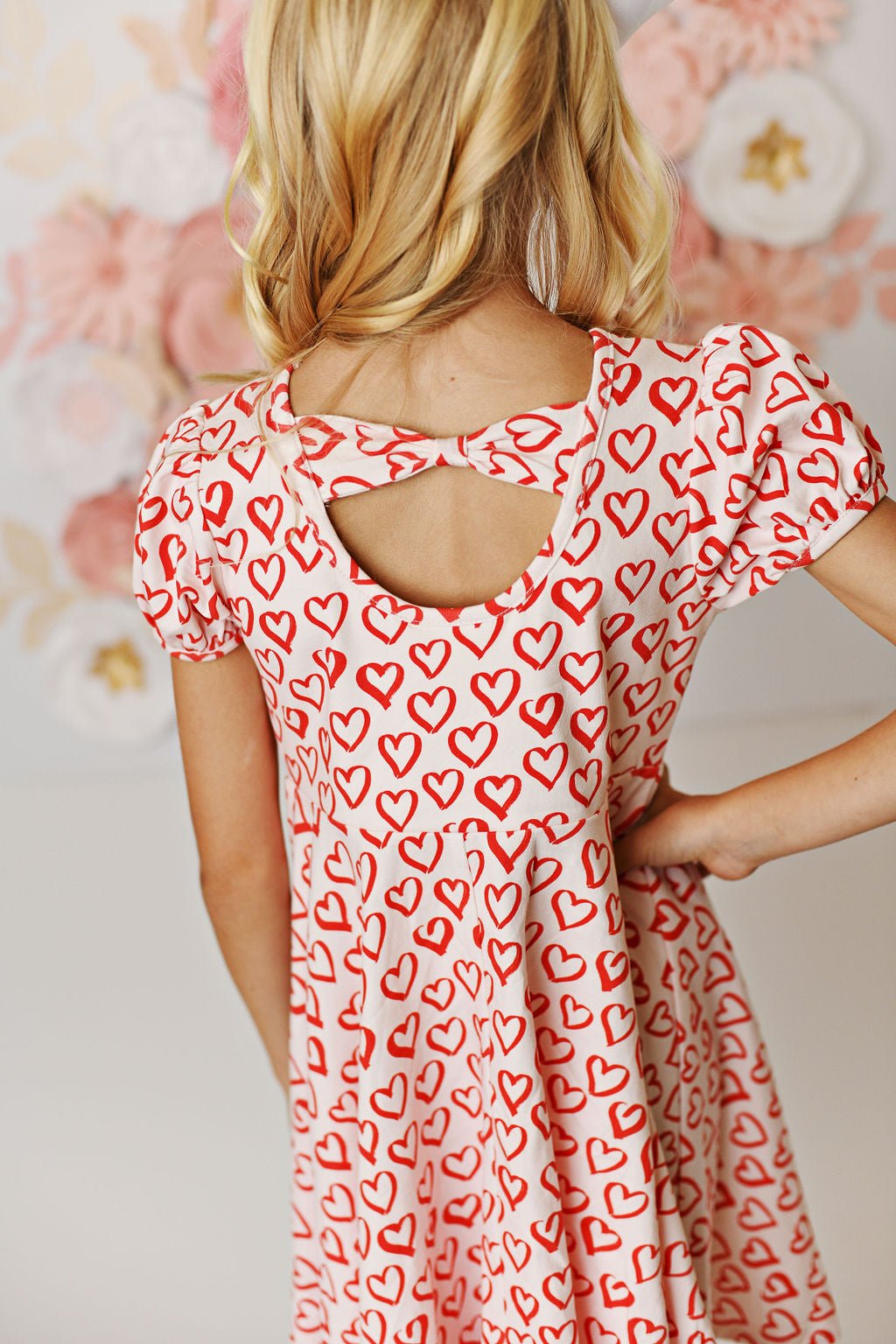 Swoon Baby Heart Twirl Short Sleeve Dress