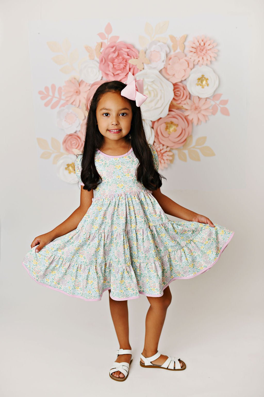 Swoon Baby Spring Ditsy Floral Dainty Dress