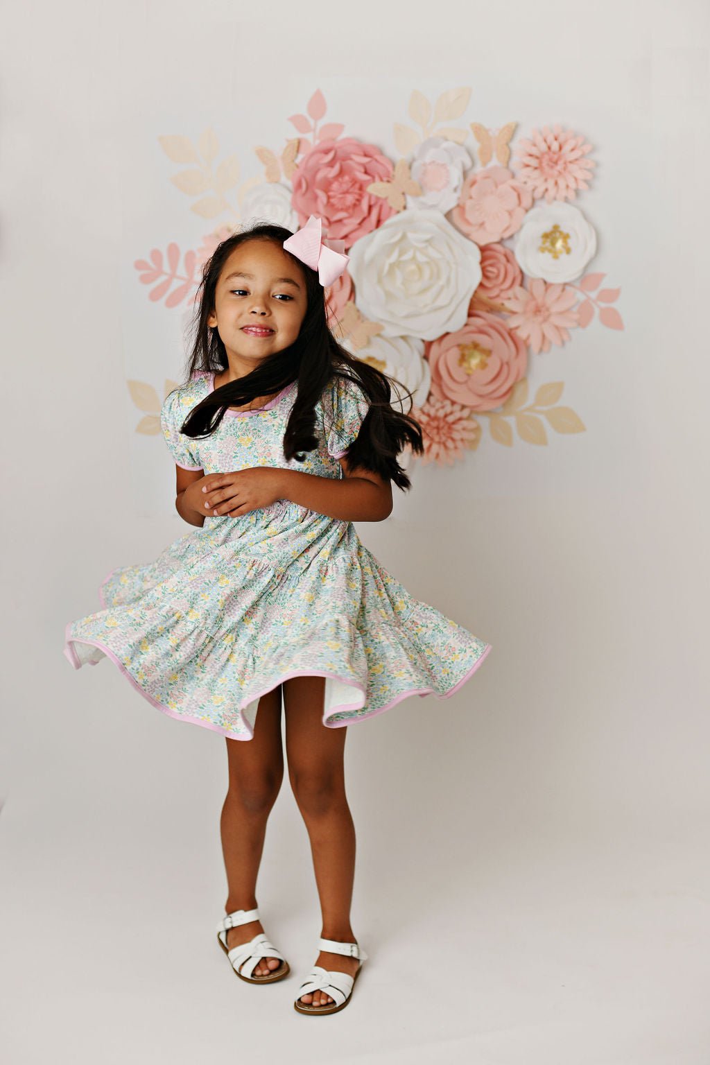 Swoon Baby Spring Ditsy Floral Dainty Dress