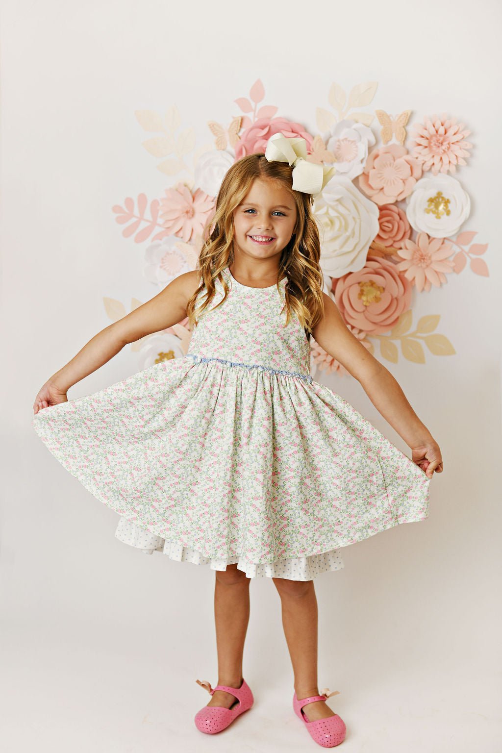 Swoon Baby French Rose Charming Lattice Dress