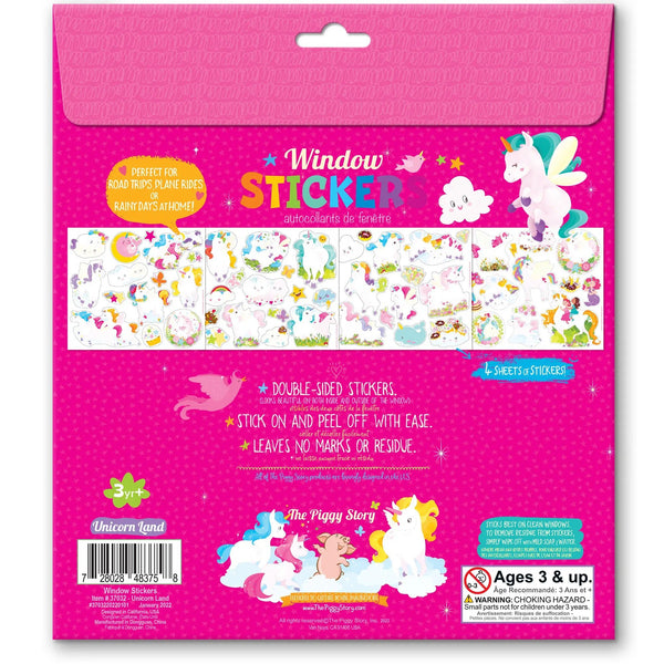 Girl Nation Window Sticker Gift Pack - Unicorn Land