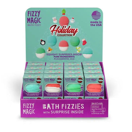 Fizzy Magic Holiday Squishy Surprise Bath Bombs