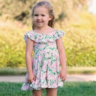 Be Girl Clothing Baskets and Bunnies Blossom Dress