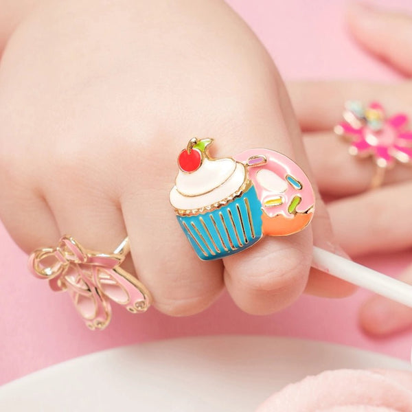 Girl Nation Cupcake Cutie Adjustable Ring with Gift Box