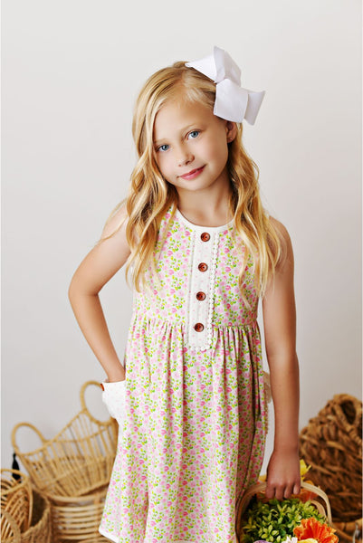 Swoon Baby Ditsy Floral Petal Pocket Dress Style 23-52