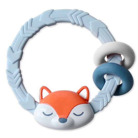 Itzy Ritzy Fox Rattle with Teething Rings