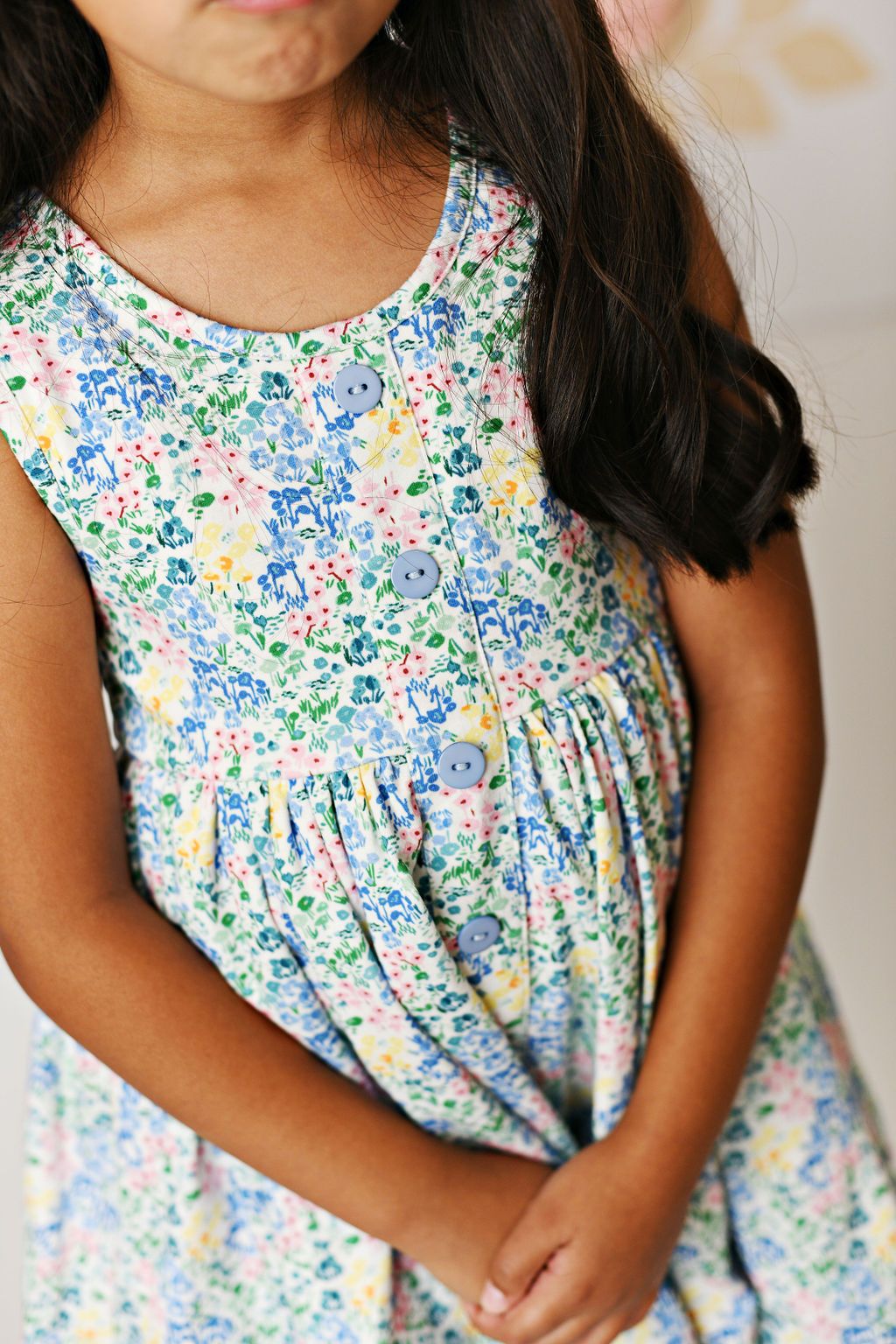 Swoon Baby Watercolor Garden Prim Dress