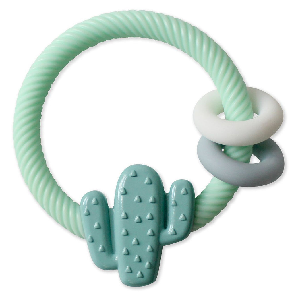 Itzy Ritzy Cactus Rattle with Teething Rings